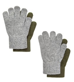 Bild på CeLaVi Magic Fingervantar 2-pack (Grå/Grön)