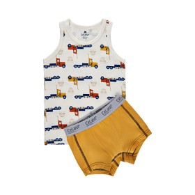 Bild på CeLaVi Linne & boxershorts (Marshmallow White) Strl 80