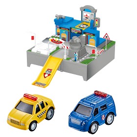 Bild på City Racing Garage med 2 minibilar