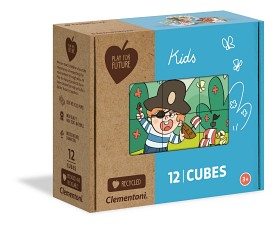 Bild på Clementoni Kubpussel Lekstunder (12-kuber) 