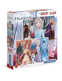 Clementoni Edukit 4 in 1 Frozen 2 Memo, Cubus puzzel, 2 Puzzels