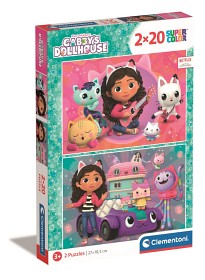 Bild på Clementoni Gabby's Dollhouse Pussel 2x20-bitar