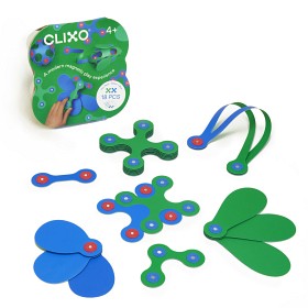 Bild på Clixo Itsy Pack 18 delar (Grön/Blå)