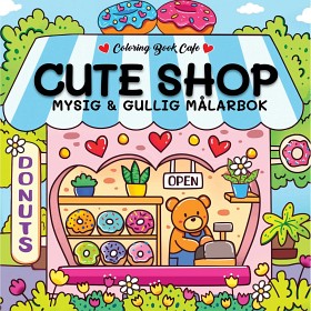 Bild på Cozy Cute Shop Målarbok