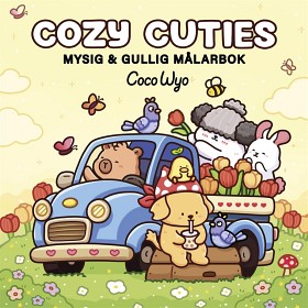 Bild på Cozy Cuties Målarbok