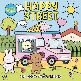 Bild på Happy Street En Cozy Målarbok 