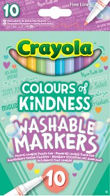 Bild på Crayola 10 Colours of kindness Filtpennor