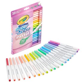 Bild på Crayola Filtpennor Pastell 20 st