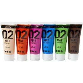 Bild på Creativ Company A-color akrylfärg 6x20 ml (Matta färger)