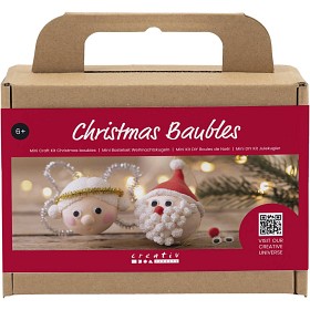 Bild på Creativ Company Mini DIY Kit Julgranskulor (Jultomte & ängel)