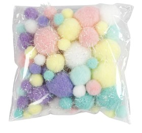 Bild på Creativ Company Pompoms (Pastellfärger)