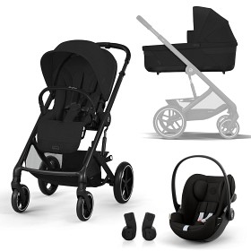 Bild på Cybex Balios S Lux Travel Set (Moon Black)