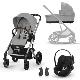 Bild på Cybex Balios S Lux Travel Set (Stone Grey)