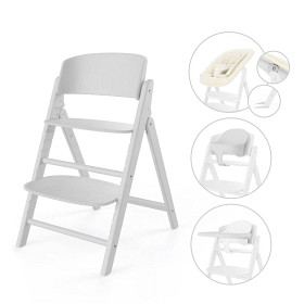 Bild på Cybex CLICK&FOLD 4in1 Inkl. Babysitter, Babyset Och Bricka (All White)