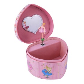 Bild på Dacapo Silver Smyckeskrin Hjärta Ballerina och kaniner