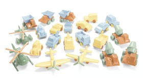 Bild på Dantoy Pastell Leksaksfordon 20 Delar