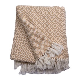 Bild på Deco Nord Ekel Gåsöga Pläd (Biscut/Beige)