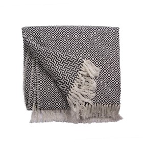 Bild på Deco Nord Ekel Gåsöga Pläd (Grå/Beige)
