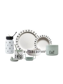 Bild på Design Letters Eat & Learn Gift Box Premium Tritan (Green/White)