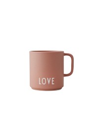 Bild på Design Letters Favoritkopp med Handtag Love Nude (Rosa)