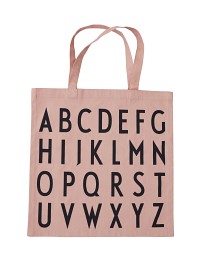 Bild på Design Letters Favourite Tygpåse ABC Nude (Rosa)
