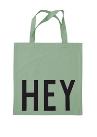 Bild på Design Letters Favourite Tygpåse Hey (Grön)