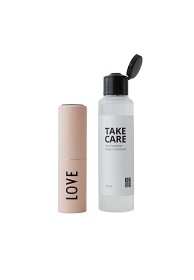 Bild på Design Letters Take Care Handsprit 100 ml + Refillflaska 20 ml Love Nude (Rosa)