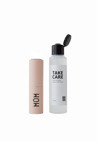 Bild på Design Letters Take Care Handsprit 100 ml + Refillflaska 20 ml Mom Nude (Rosa)