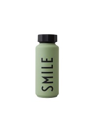 Bild på Design Letters Termosflaska Smile 500 ml (Grön)