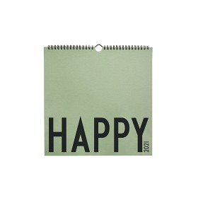 Bild på Design Letters Väggkalender 2021 (Dark Green)