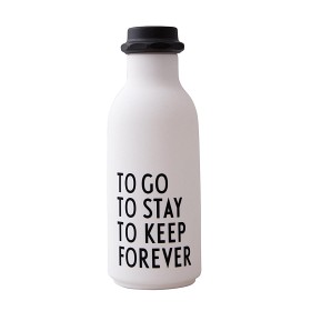 Bild på Design Letters Vattenflaska 500 ml (Vit)