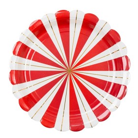 Bild på Designhouse95 Papperstallrik 8 st (Röd)