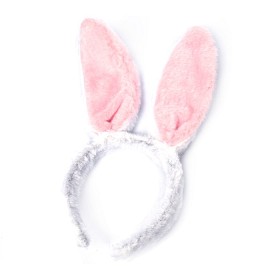 Bild på Diadem med kaninöron (Vit)