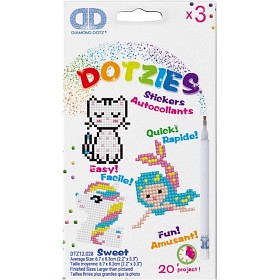 Bild på Diamond Dotz Sweet (Katt sjöjungfru enhörning)