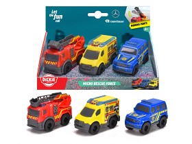 Bild på Dickie Toys 3-Pack Mini Räddningsfordon