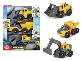 Bild på Dickie Toys 3-Pack Volvo Anläggningsfordon
