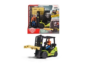Bild på Dickie Toys Clark Gaffeltruck med Figur