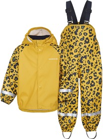 Bild på Didriksons Slaskeman Regnställ (Camo Yellow)