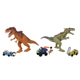 Bild på Dino set med T-rex och bil