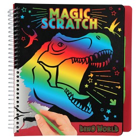 Bild på Dino World Magic Scratch Bok