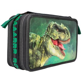 Bild på Dino World Trippelpennfodral T-Rex med 3D-effekt