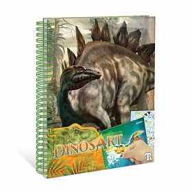 Bild på Dinos Art Creative Book Sticker By Number Pysselbok