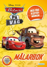 Bild på Disney Cars Målarbok Bilar med klistermärken