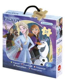 Bild på Disney Frozen 2 Askpussel trä 25 bitar