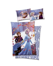 Bild på Disney Frozen Påslakanset 140x200 cm (Anna, Elsa, Olaf)