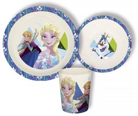 Bild på Disney Frozen - Servisset i bambu 3-delar
