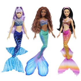 Bild på Disney Den Lilla Sjöjungfrun Docka Systrar 3-pack