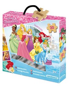 Bild på Disney Princess Träpussel 20-bitar