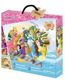 Bild på Kärnan Disney Princess Träpussel 40 bitar