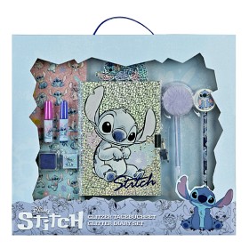 Bild på Disney Stitch glitterdagbok med tillbehör